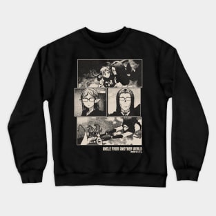 Isekai Ojisan Gloomy Halftone Fanart Design Crewneck Sweatshirt